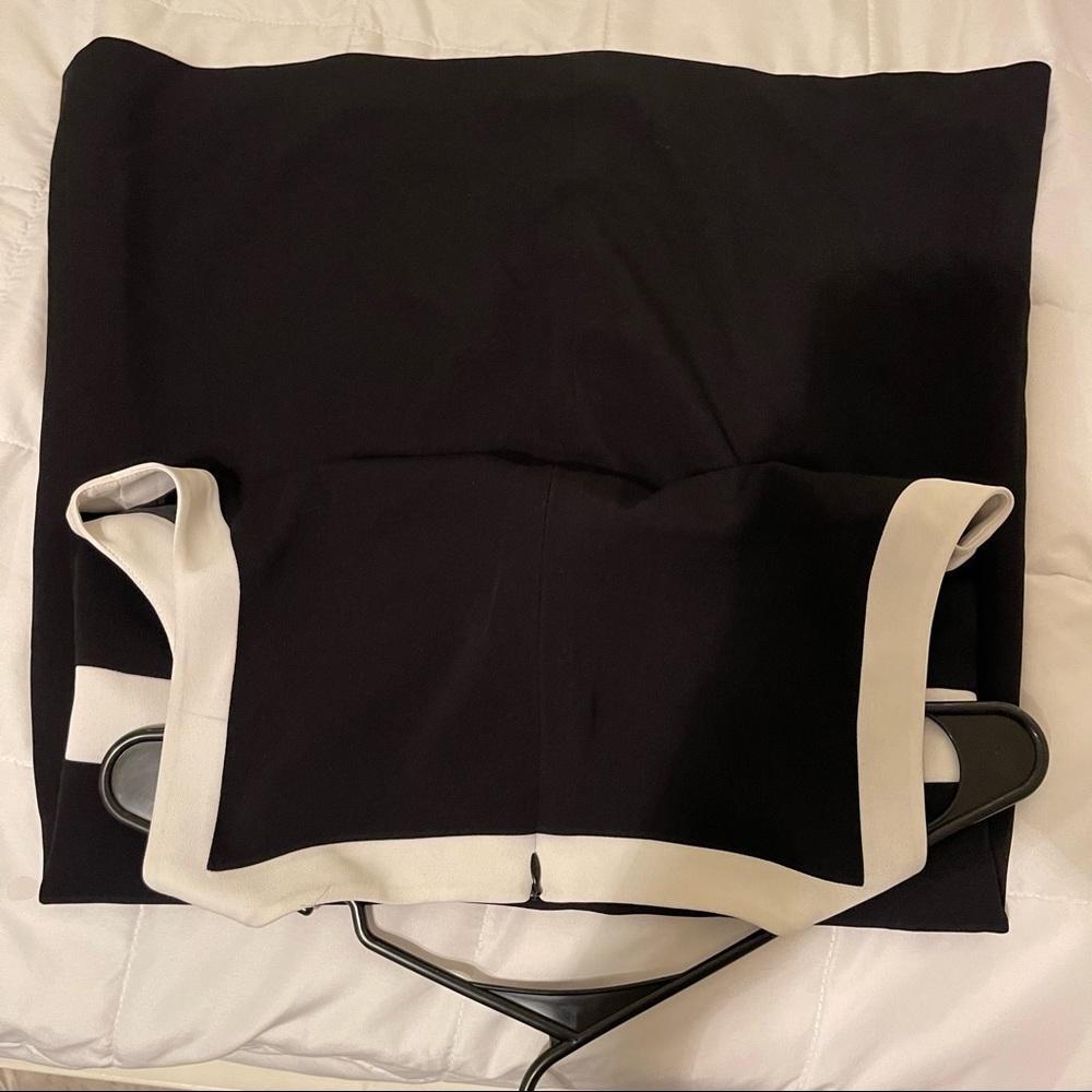 YERA BLACK AND WHITE FORMAL DRESS